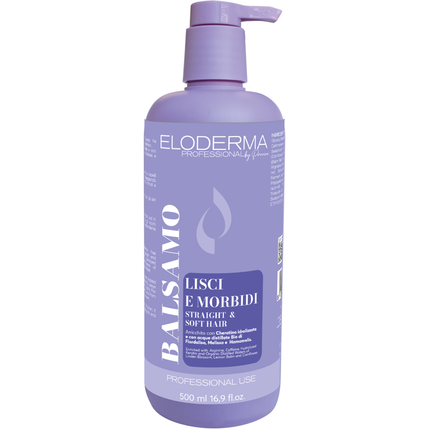 ELODERMA PROFESSIONAL BY PROVIVE BALSAMO CAPELLI LISCI E MORBIDI 500 ML