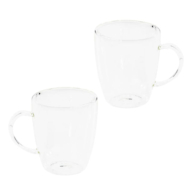 Set Bicchieri per Cappuccino 2 pz 270 ml Trasparente