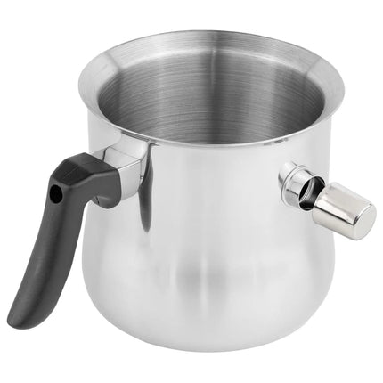 HI Pentola per il Latte a Doppia Parete 1,2 L in Acciaio Inossidabile