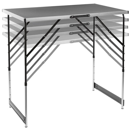Tavolo Pieghevole 100x60x94 cm in Alluminio