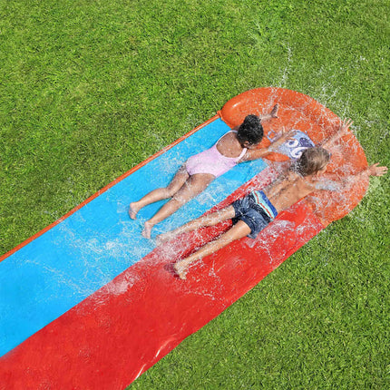 Bestway H2OGO Doppio Scivolo d'Acqua Tsunami Splash Ramp