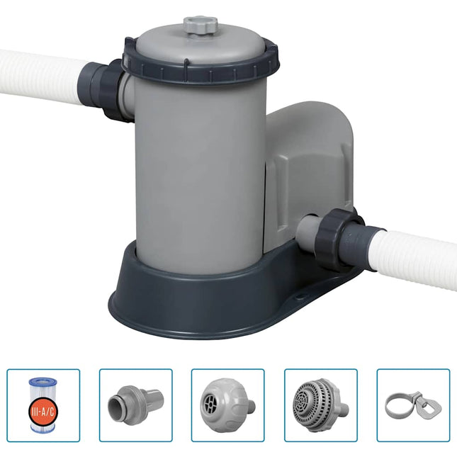 Bestway Pompa con Filtro per Piscina Flowclear 5678 L/h