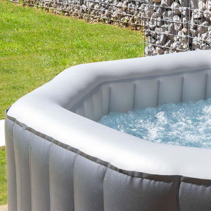 SPA Piscina idromassaggio Spa gonflabile in PVC - 6 posti - 195x195x70cm