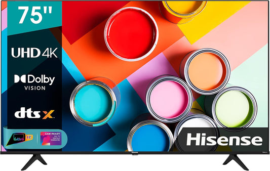 Hisense SMART TV 75 Pollici UHD 4K Dolby Vision Controlli Vocali HEVC OFFERTA ✅