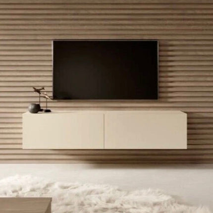 MOBILE PORTA TV BEIGE PER ARREDO SALOTTO SOGGIORNO 140x31,6x30