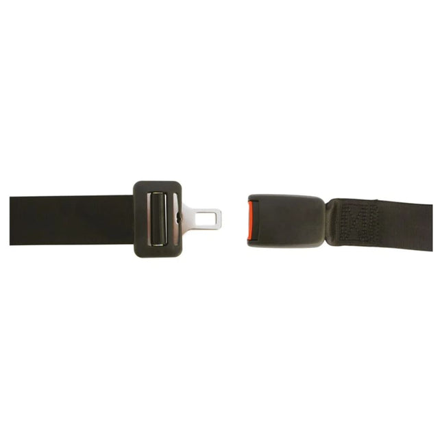 Carpoint Cintura di Sicurezza a 2 Punti nera Regolabile 1 Lato