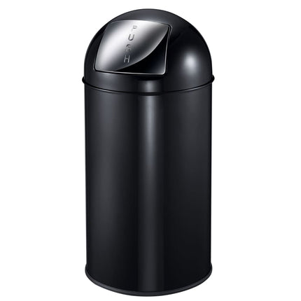 Pattumiera con Coperchio a Pressione 40 L Nera