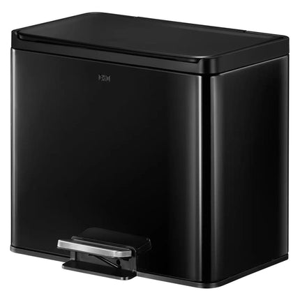 Pattumiera a Pedale Essential 2x15 L Nera