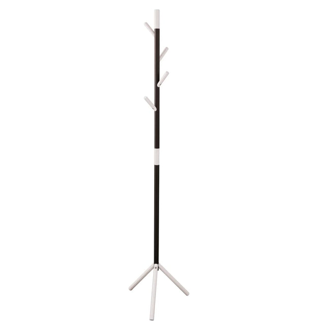 V-Part Appendiabiti a Piantana con 4 Ganci Linair Bianco 180 cm