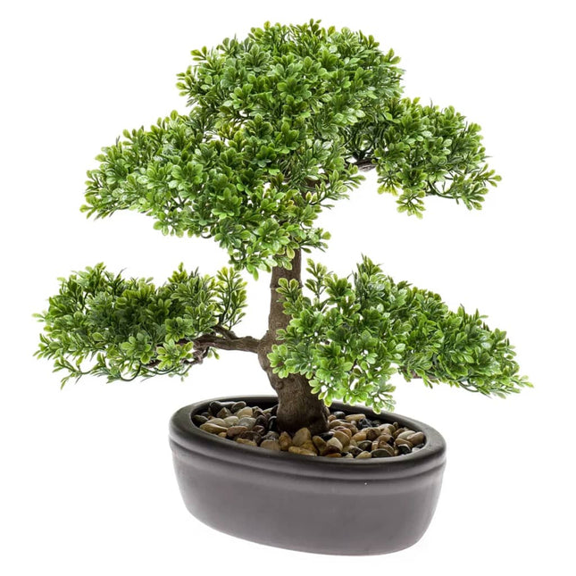 Ficus Artificiale Mini Bonsai Verde 32 cm 420002