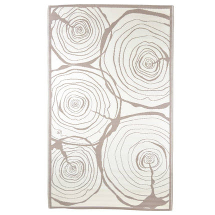 Tappeto da Esterno 240x150 cm Anelli di Crescita