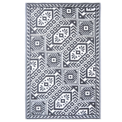 Tappeto da Esterno 182x122 cm Motivo a Diamante