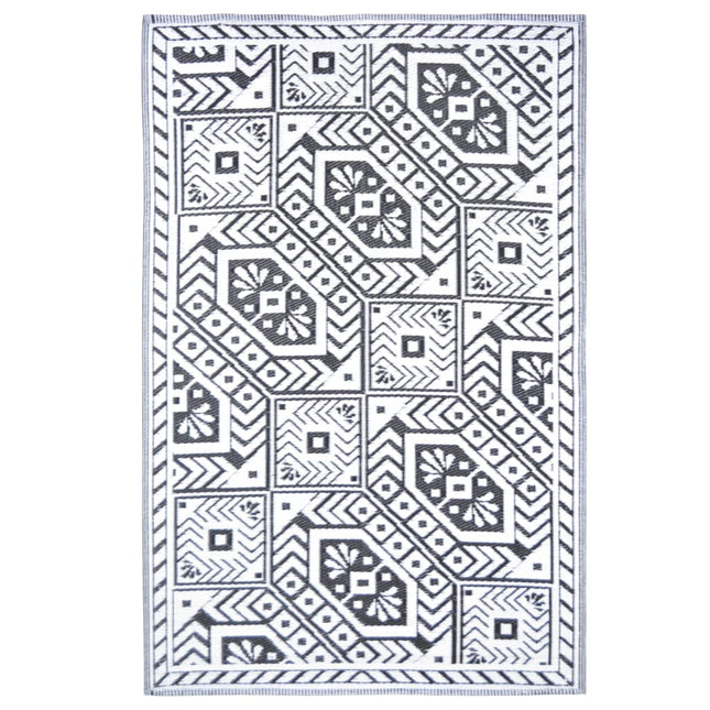 Tappeto da Esterno 182x122 cm Motivo a Diamante