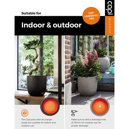 Fioriera Urban Smooth Quadrata 30x30x30 cm Nera KBL902