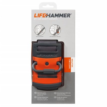 Lifehammer Guida Cintura di Sicurezza Rosso e Nero