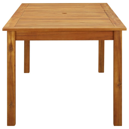 Tavolo da Giardino 200x90x74 cm in Legno Massello di Acacia