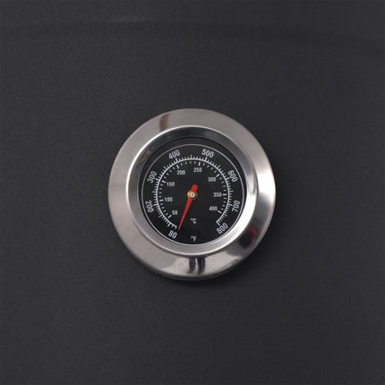 Barbecue a Carbonella con Ripiano Inferiore Nero XXL