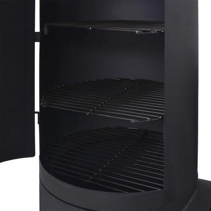 Barbecue a Carbonella con Ripiano Inferiore Nero XXXL