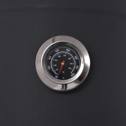 Barbecue a Carbonella con Ripiano Inferiore Nero XXXL