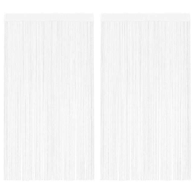 2 Pz Tende a Fili 100x250 cm Bianche