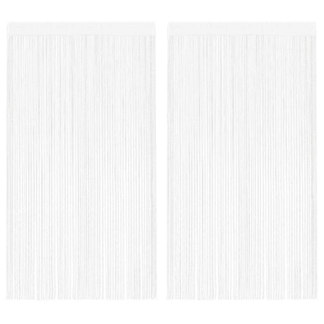 2 Pz Tende a Fili 140x250 cm Bianche