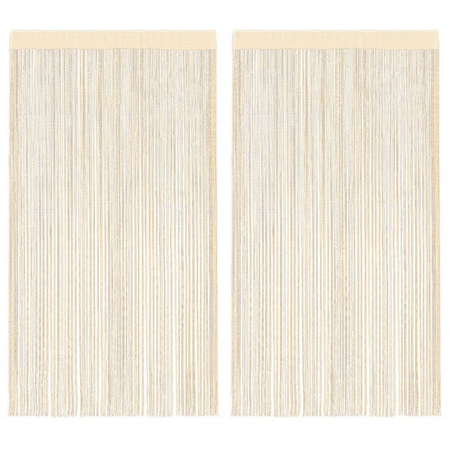 2 Pz Tende a Fili 100x250 cm Crema