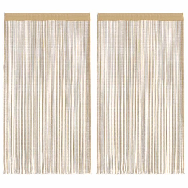 2 Pz Tende a Fili 140x250 cm Beige