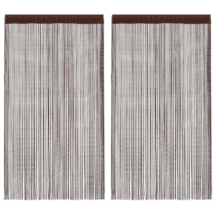 2 Pz Tende a Fili 100x250 cm Marroni