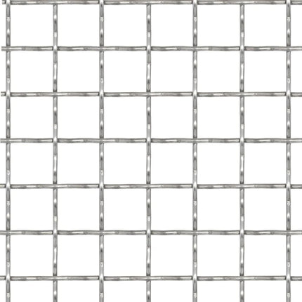 Recinzione in Rete Modulare in Acciaio Inox 50x50 cm 11x11x2 mm