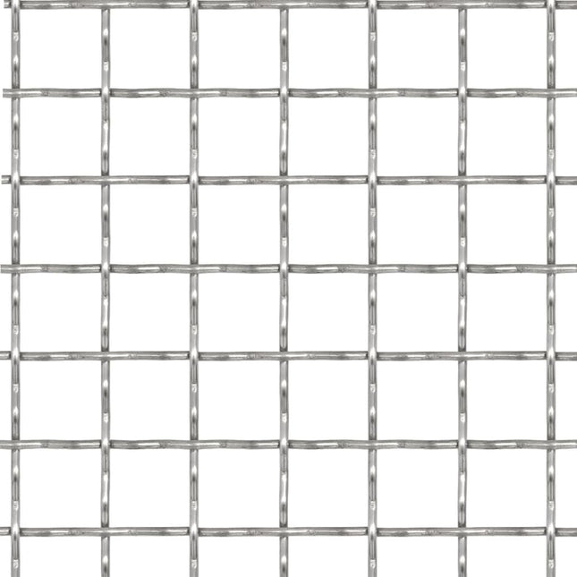 Recinzione in Rete Modulare in Acciaio Inox 100x85cm 31x31x3mm