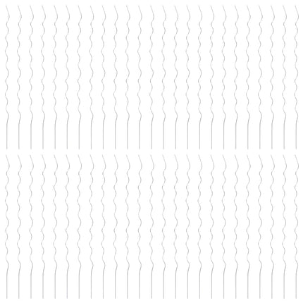 50 pz Supporti a Spirale per Piante 170 cm in Acciaio Zincato