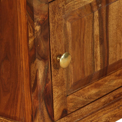 Comodini 2 pz 40x30x50 cm in Legno Massello di Sheesham