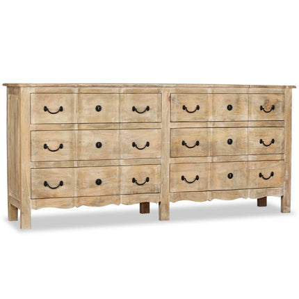 Credenza in Legno Massello di Mango 200x40x90 cm