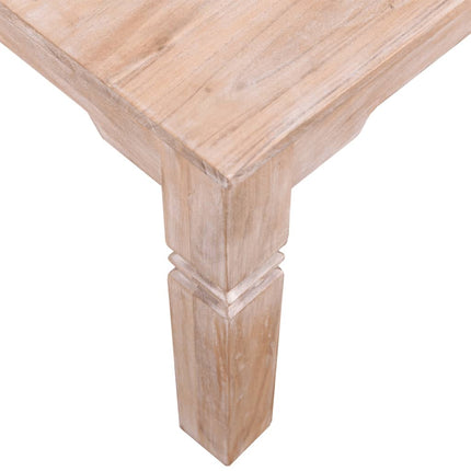 Tavolino da Salotto in Legno Massello di Acacia 110x60x45 cm