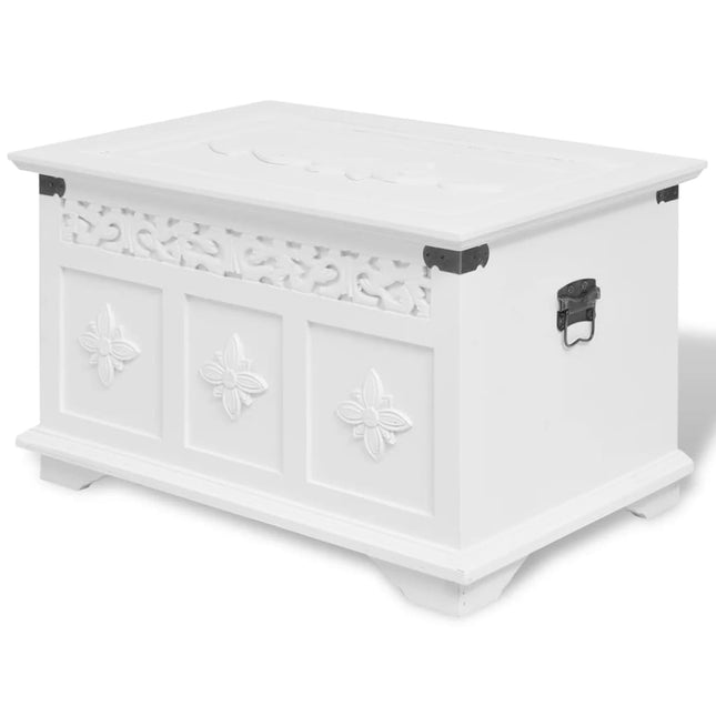 Set 2 Pezzi Cassapanche Bianche
