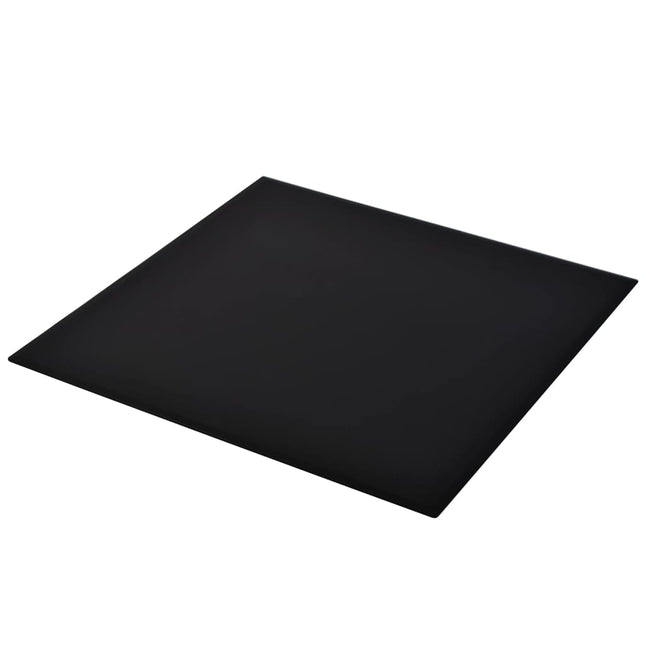 Piano Tavolo in Vetro Temperato Quadrato 800x800 mm
