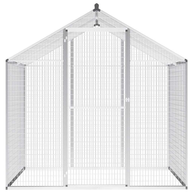 Voliera da Giardino in Alluminio 178x122x194 cm