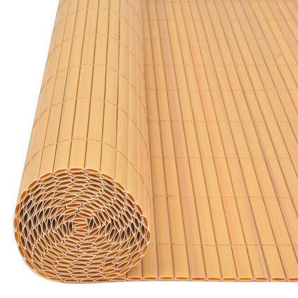 Recinzione da Giardino Doppio Lato PVC 150x300 cm Giallo