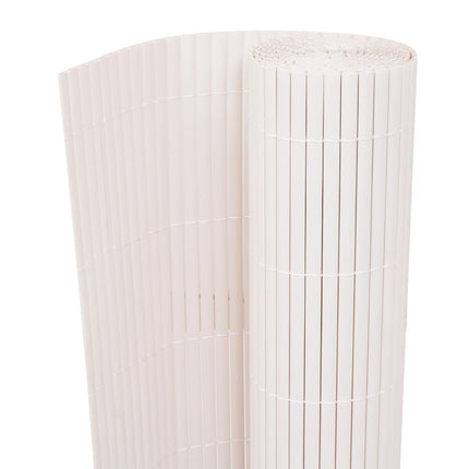 Barriera Giardiniera Doppio Lato in PVC 150x500 cm Bianco