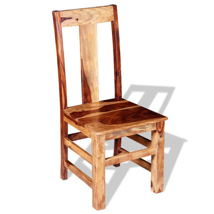 Sedie da Pranzo 4 pz in Legno Massello