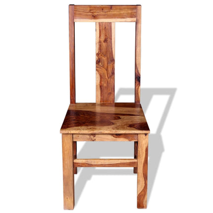 Sedie da Pranzo 4 pz in Legno Massello