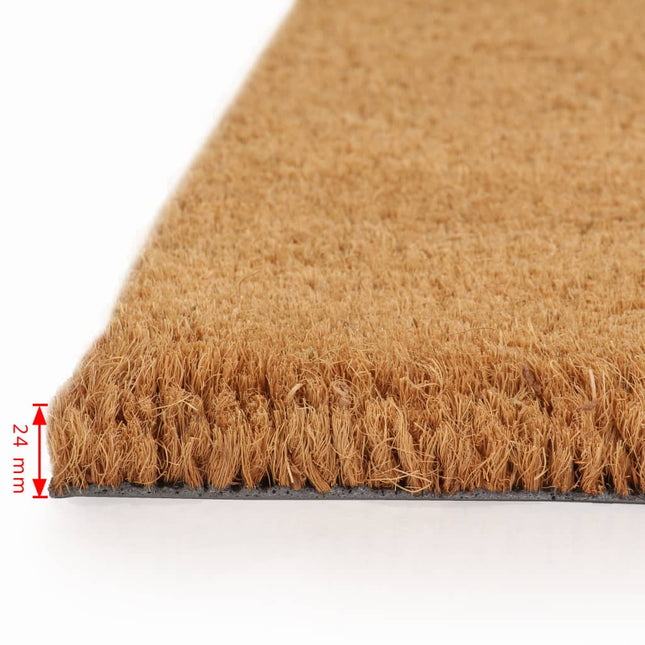 Set Zerbini in Fibra di Cocco 2 pz 24 mm 40x60 cm Naturale