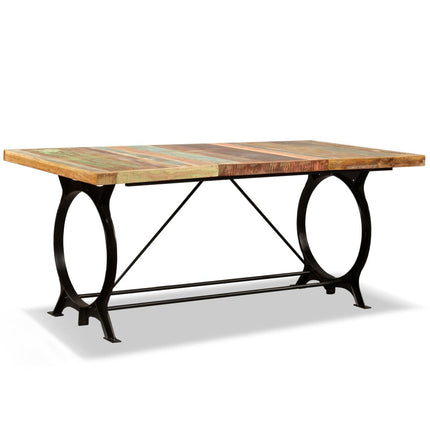 Tavolo da Pranzo in Legno Massello di Recupero 180 cm