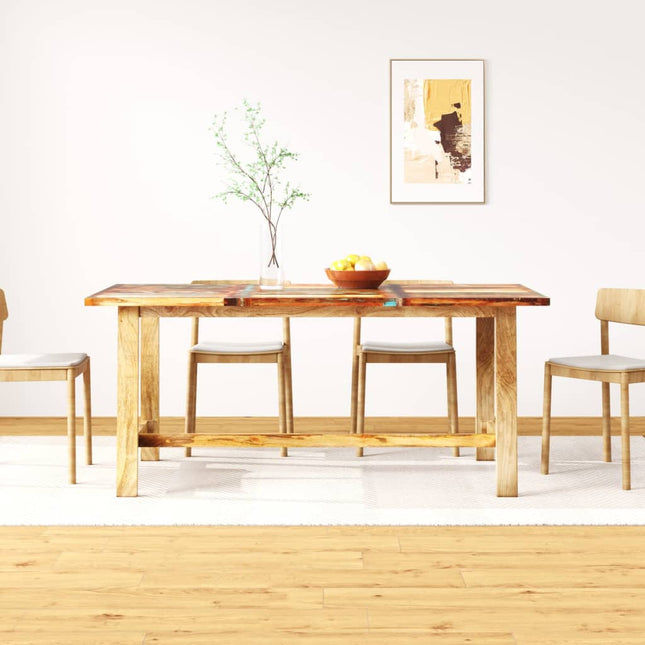 Tavolo da Pranzo in Legno Massello di Recupero 180 cm