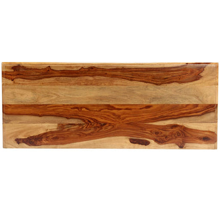 Tavolo Consolle in Legno Massello di Sheesham 100x40x75 cm