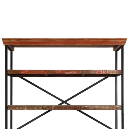 Credenza con Ripiani in Legno Massello di Recupero 120x35x200cm