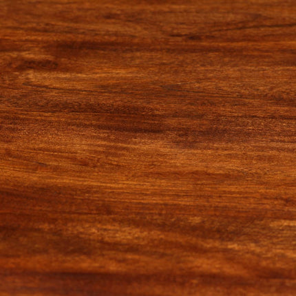 Tavolo da Pranzo in Legno di Acacia Finitura Ambra 80x76 cm