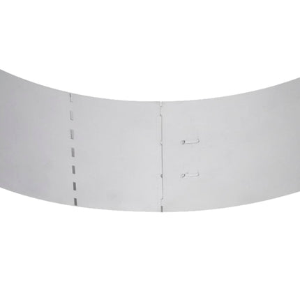 Pannelli Recinzione per Prato 10 pz Acciaio Zincato 100x20 cm