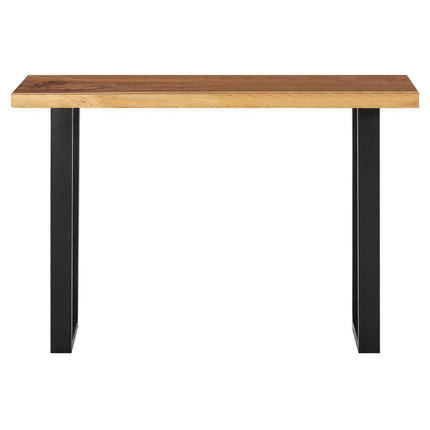 Tavolo Consolle in Legno Massello di Suar 110x35x75 cm