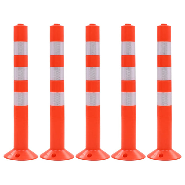 Dissuasore del Traffico 5 pz Plastica 75 cm